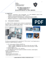 ELT 3890 AUTOMATICA I LABORATORIO No. 6 PROGRAMACIÓN DE PLC S S7-300 SIEMENS.pdf