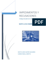 TRABAJO IMPEDIMETOS Y RECUSACIONES.docx