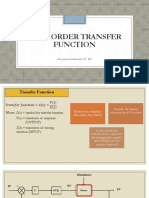 First Order Transfer Function