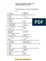 Soal UKK SKI Kelas 3 SD Dan MI PDF