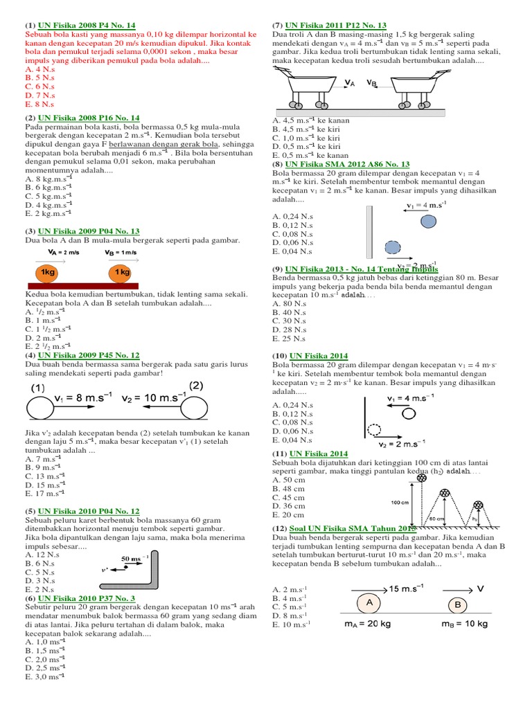 Soal Hukum Newton Docx