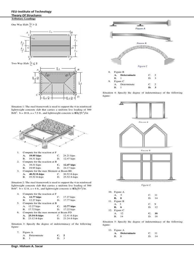 Structural Analysis and Design Exercises | PDF | Concrete ...