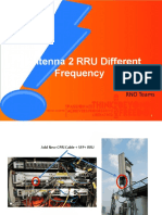 1 Antenna 2 RRU Different Frequency: RNO Teams