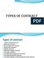 types of contract