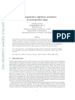 Non-commutative algebraic geometry of semi-graded rings