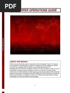 Free Falcon 4 0 Operations Guide Pdf Fighter Aircraft Virtual Private Network