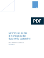 Principales Características de Las Dimensiones para Un Desarrollo Sostenido