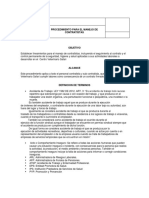 Procedimiento Manejo de Contratistas