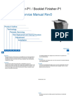 Staple Finisher-P1 / Booklet Finisher-P1: Service Manual Rev0