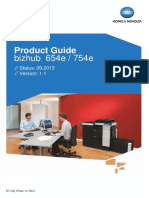 Bizhub 654e - 754e Product Guide 1.1