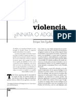 2008 Soto, Metapolitica 62 PP 56-59, La Violencia - Innata o Adquirida PDF
