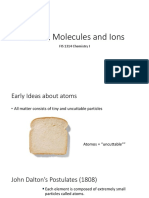 Atoms, Molecules and Ions (Slides)