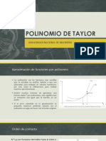 Polinomio de Taylor