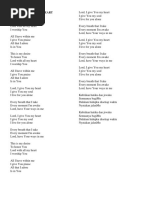 VBS Songs and Lyrics Collection | PDF