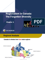 Regionalism in Canada: The Forgotten Diversity