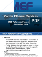 Carrier Ethernet Services Overview Reference Presentation R03 2011-11-15