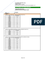 Pipe & Fittings List (Preliminary) : Customer Plant Contract No Project No. Date Revision No. 1.0) PIPE