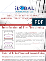 Overview On Post Tensioned Flat Slab: Specialists in Post Tensioning