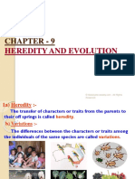 Chapter - 9: Heredity and Evolution