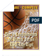 LSU Womens Basketball: 10 Commandments Practice