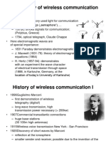 Early History of Wireless Communication