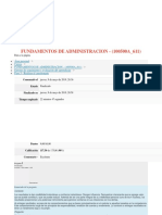 FUNDAMENTOS DE ADMINISTRACION Evaluacion