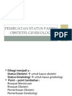 Status Pasien Obstetri Ginekologi