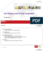 OSC Business Case For Robi, Bangladesh: 14 Sept, 2012