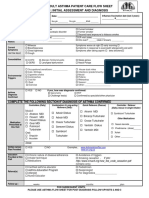 Annual Adult Asthma Patient Care Flow Sheet Visit 1: Initial Assessment and Diagnosis