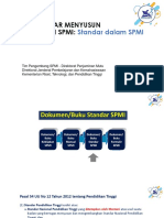 Pengantar Menyusun Dokumen Standar Dalam SPMI PDF