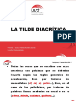 La Tilde Diacrítica