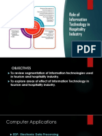 Role of Information Technology in Hospitality Industry