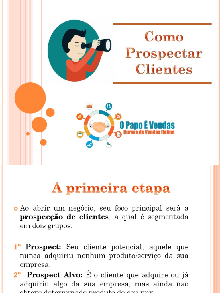 01 - Prospecção - Como Prospectar Clientes Com Sucesso PDF | PDF