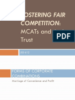 MCATs and Anti-Trust: Fostering Fair Competition