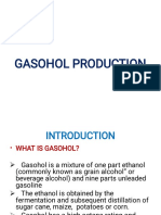 Gasohol Production: Benefits of Ethanol-Gasoline Blends