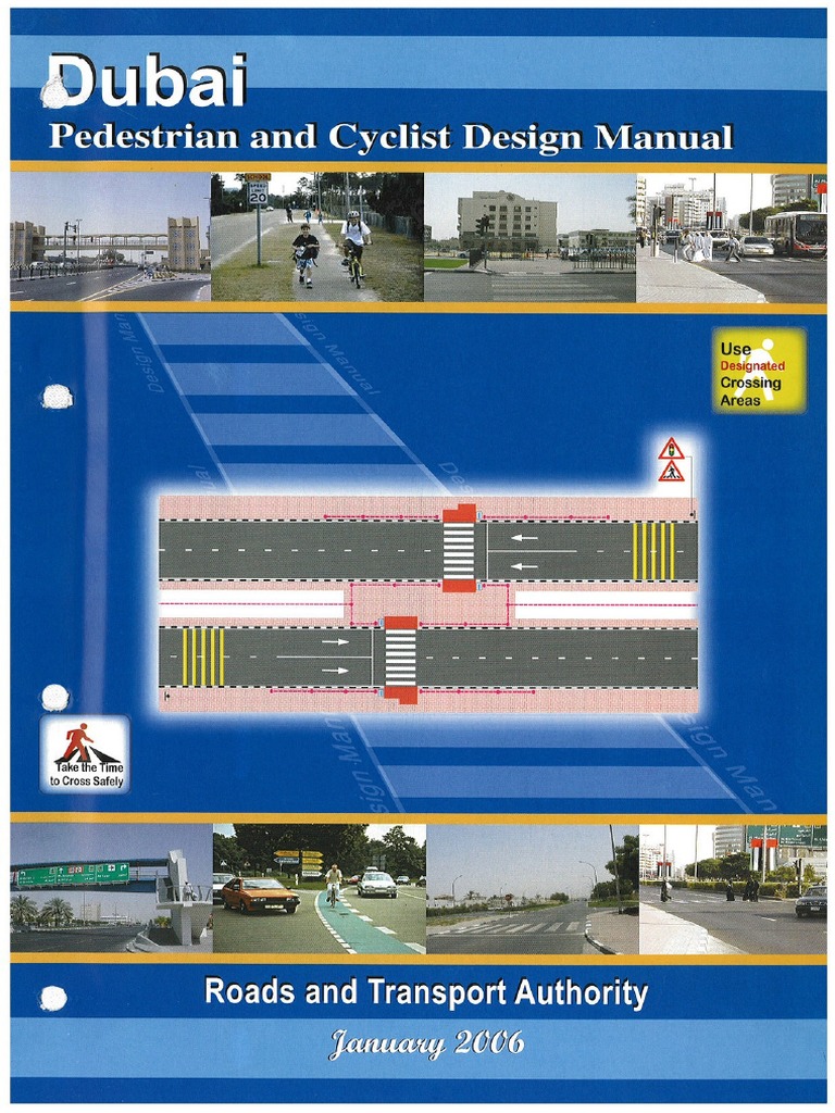 DXB Pedestrian & Cyclist Design Manual 01-2006 PDF | PDF