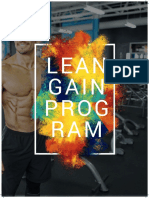 5-Day Split Lean Gain Program PDF