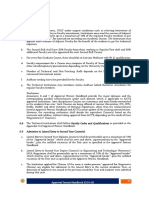 Faculty requirements and lateral entry admissions