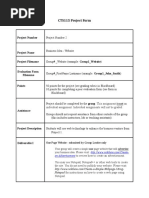 CTS115 Project 2 - Website