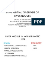 Differential Diagnosis of Liver Nodule