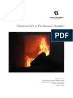 Validation Study of Fire Dynamics Simulator PDF