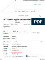 Customer Product Results: HP Support