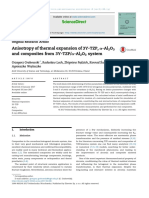 2018 Grabowski Et Al. - Anisotropy of Thermal Expansion of 3Y-TZP, α-Al2O3 and Composites From 3Y-TZP - α-Al 2 O 3 System