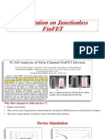 Presentation On Junctionless Finfet