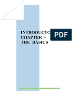 Introductory Chapter - The Basics