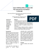 Ascertaining The Vapour Inhibition Ability of Vappro VBCI Corro-Pill-Printed