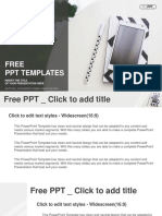 Notebook Pen and Mobile Phone PowerPoint Templates Widescreen