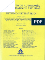 Estatuto de Autonomía Del Principado de Asturias Estudio Sistemático PDF