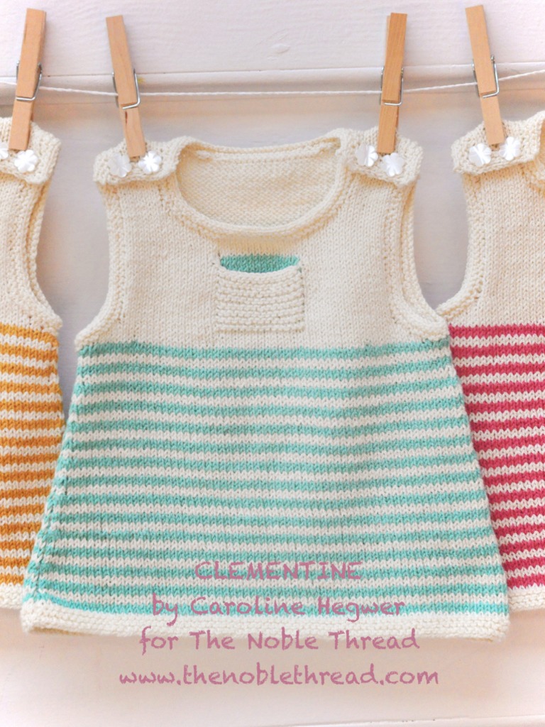 Free Baby Pinafore Dress Pattern | PDF | Knitting | Handicrafts