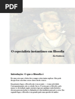 Especialista Intantaneo Em Filosofia